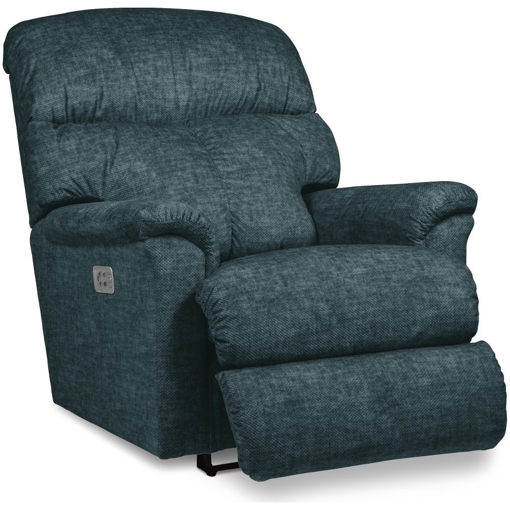 LaZBoy Reed Casual Power Rocking Recliner w/ Headrest, Lumbar & USB